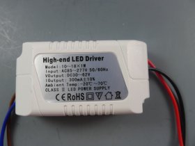10-18x1W LED Power Supply AC 85-265V Input 300mA DC 36V-68V Output Ceiling Light LED Driver For LED Tubes Ceiling Light Spotligh