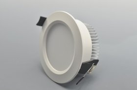 3W DL-HQ-101-3W LED Down Light Cut-out 75mm Diameter 3.5" White Recessed Dimmable/Non-Dimmable LED Down Light
