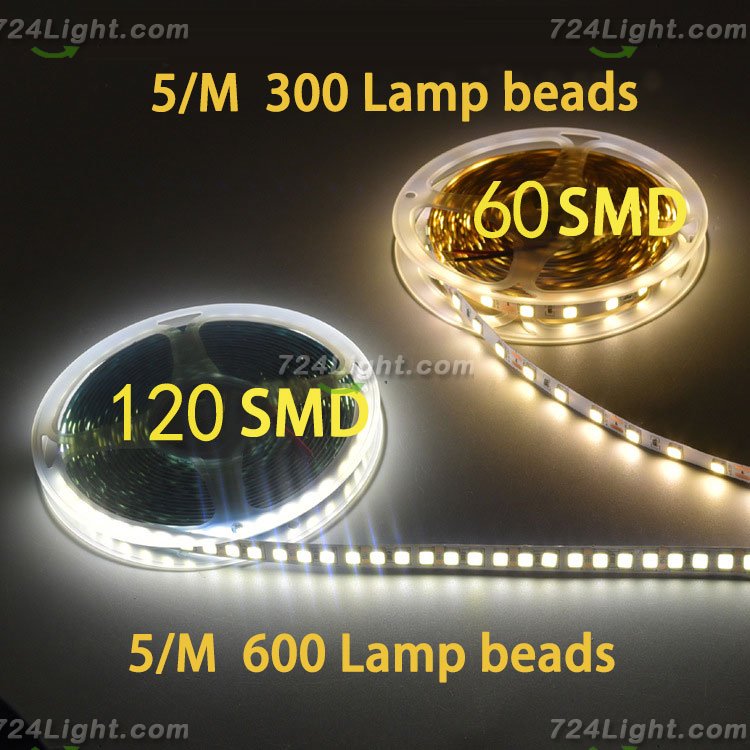 12v5054Led strip light 60leds/meter 12V5054 LOW VOLTAGE HIGH BRIGHTNESS strip light 5M (16.4FT) 300LEDS 5054strip lightss