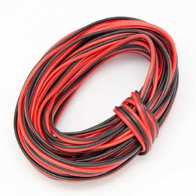22Guage Red&Black LED Strip Extension Cable 2pin 2 Color Stand Wire Bonded Flat Cable for SMD5050 3528 5630 2538 Single Color