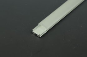 LED Aluminium Channel 1 Meter(39.4inch) LED profile With 90 Degrees Lens For Rigid LED Module 5630 2835 5050 LED Strip