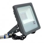 DMX512 RGB LED Flood Light 30W AC110-220V Outdoor IP66 LED WallWasher GREY Aluminum Case Tempering Glass Cover High Lumen Security Light,Tunnel Spotlight Garden Landscape Lawn Lamp