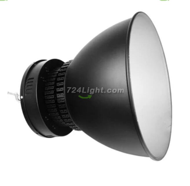 200W High Power Fin Heat Sink LED IP44 LED High Bay Light with Aluminum Reflector