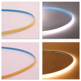 5mm Super Slim FCOB LED Strip 16.4FT/5M CRI90 480LEDs/m 7W/m 12V/24V Dimmable LED Light Ribbon Indoor Use