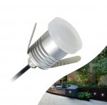 8PCS Pack 1W DC12-24V IP65 LED Step Light Outdoor Waterproof Wall Light Anti-Glare Low Voltage Handrail Light