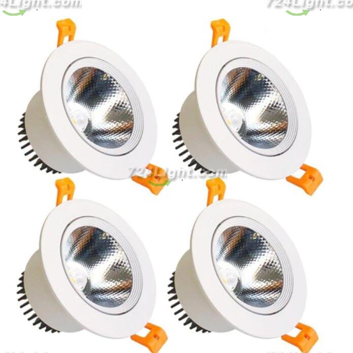 9W Dimmable LED Downlight CRI80 COB Ceiling Light Cut-out 3.35in (85mm) 80W Halogen Bulbs Equivalent