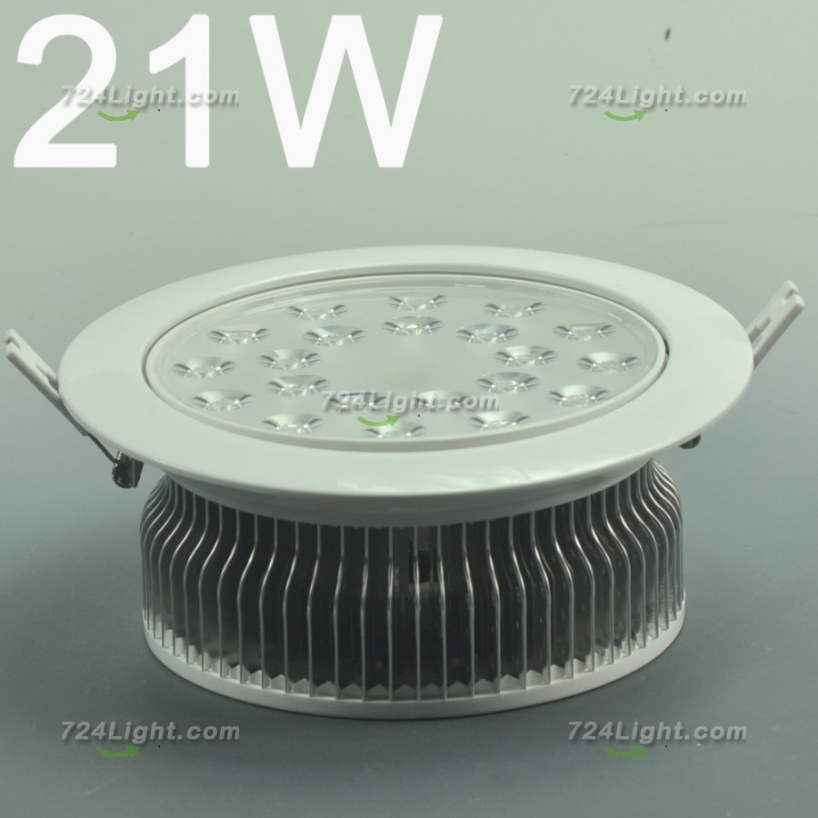 21W LD-CL-CPS-01-21W LED Down Light Cut-out 160mm Diameter 7.5\" White Recessed Dimmable/Non-Dimmable LED Down Light