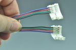 LED RGB Strip 10mm 4Pin Connector For 3528/5050 Multicolor LED Strip Easy Connect Cord Clip