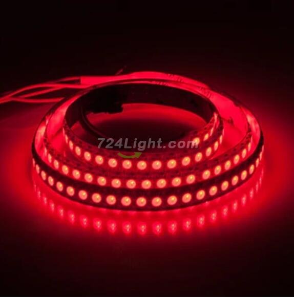 DC 5V SK6812 Individually Addressable LED Strip Light 5050 RGBW 6.6 Feet (200cm) 144LED/Meter LED Pixel Flexible Tape White PCB