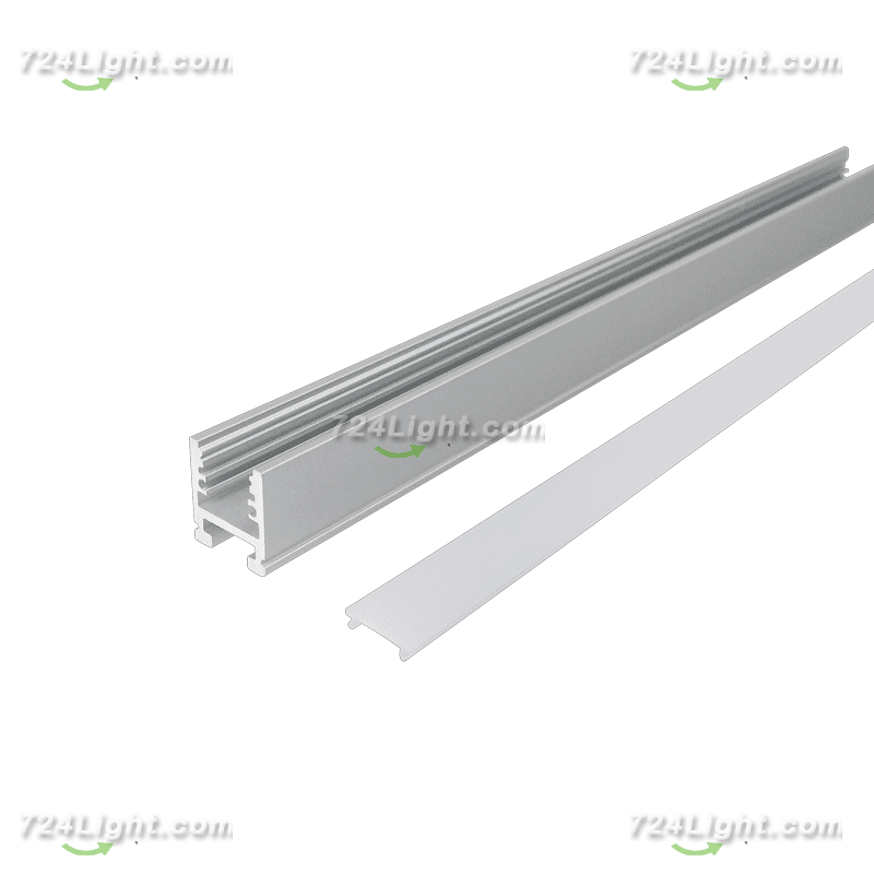 New 1315 with magnet magnetic installation supermarket shelf shoe rack line light hard light bar aluminum groove shell kit