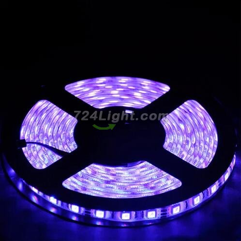 16.4FT/5M SMD5050-300 LED Strips RGB Color High Density Tri-Chip 60 LEDs Per Meter 10mm Wide RGB LED Tape