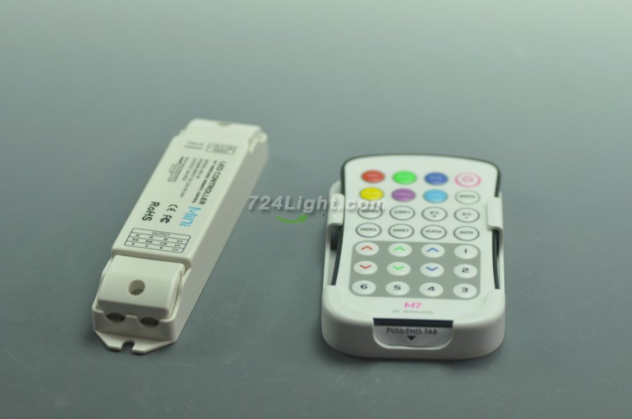 RGB Led Strip Light MINI RF Colorful LED CONTROLLER Adjust Dimmer With 28 Keys Remote Control