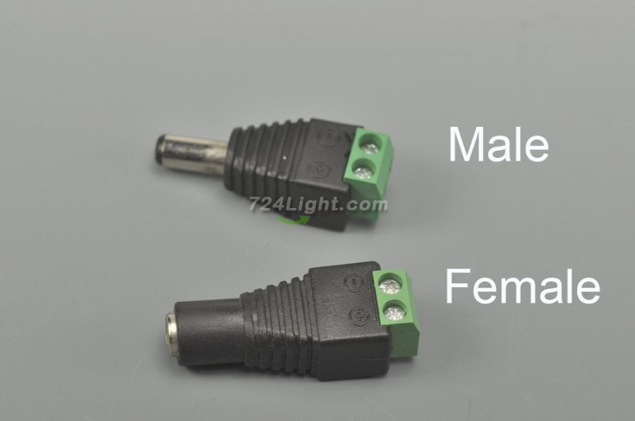Easy Connector female male For LED Strip Light 3528 /5050 connect dc Adapter Power Supply - Click Image to Close