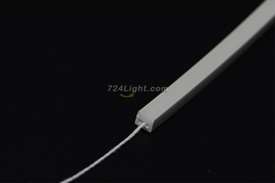 Neon Lights 1 meter(39.4 inch) 06x06mm Suit For 3mm 5050 2835 Flexible Light LED Silicone Diy Waterproof IP67