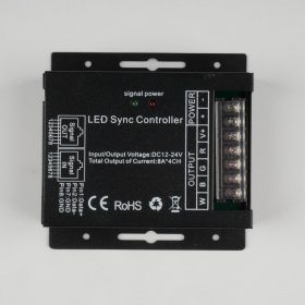 12-24V 8A×4 LED RGB Touch Series LED Round Controller For RGB LED Strip