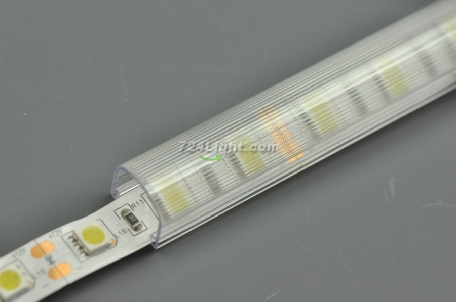 Plastic LED Channel 1 meter(39.4inch) LED Plastic Profile