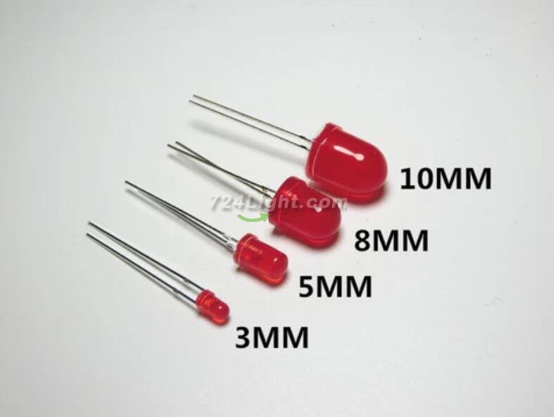 50pcs Pack 3mm LED Pre Wired light 3V/6V/12V/24V 20cm F5 Straw Hat Round Top Bulbs Light Lamp for DIY Car Boat Toys Party lighting Project