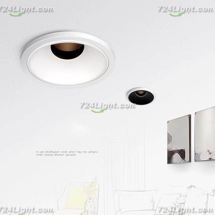 7W Spotlight LED Embedded High Color Rendering Deep Anti-glare Narrow Frame Wall Washer Ceiling Light Downlight