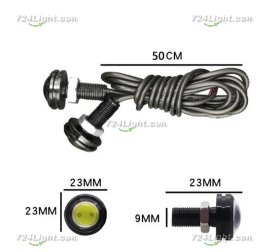 10x3W High Power LED Daytime Running Light Kit