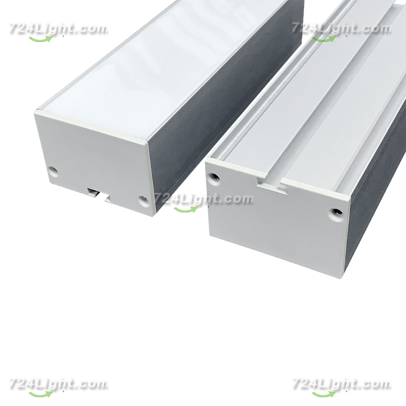 Seamless docking line light supermarket office commercial line light aluminum groove shell kit