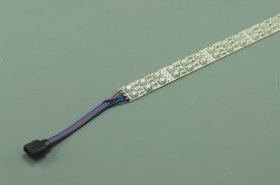 Double Row 39.3inch 5050 RGB Rigid LED Strips 144LED 1Meter 12V DC Aluminium Rigid Strip Light