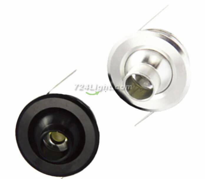 Mini Directional 1W LED Downlight Dia.37mm Recessed LED Light Small Downlight Cabinet LED Light