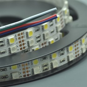 Double Row 5050 RGBW Strip Light 15mm width 5meter(16.4ft) 600LEDs