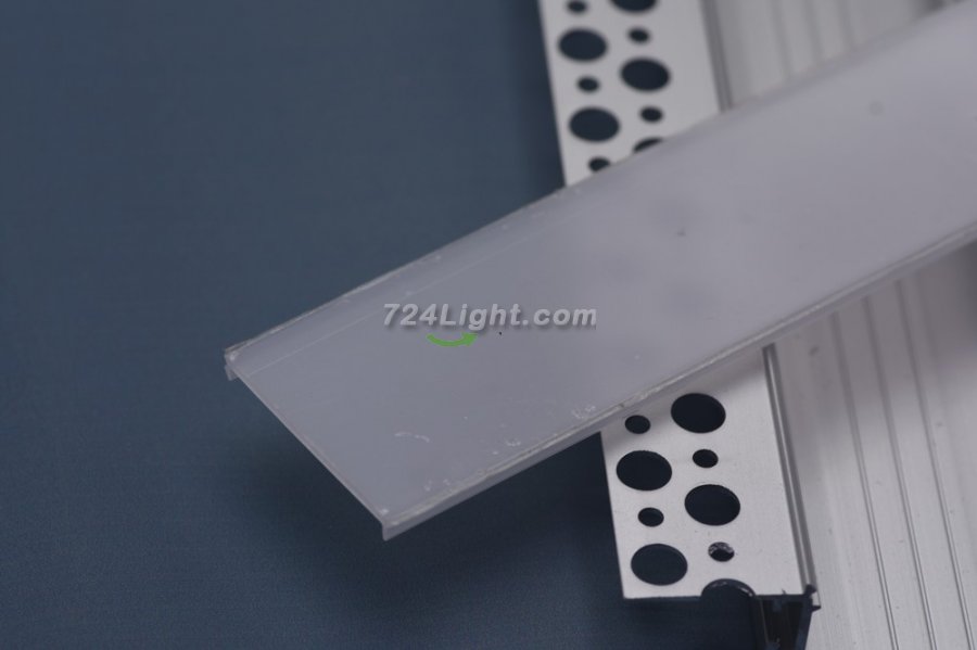 2.5 Meter 98.4â€ Recessed LED Corner Channels 88mm x 18.5mm Seamless Led Housing