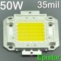 Epistar 50W High Power LED Beads Chip 4250 Lumens 35*35mil LED Chips