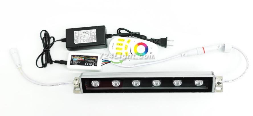 40'' RGBW SMD5050 24V 72W LED Wall Washer Light, Tempering Glass Cover IP67 Waterproof Grade,Energy Saving Linear Strip Light Supplies for Bridge, Hotel, Mega Bar Christmas Advertising Boards, Billboard,Building Commercial Lighting