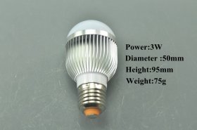 Ultra Bright 3W 4W 5W 7W E27 Dimmable Globe LED bulb light lamp 80-265V