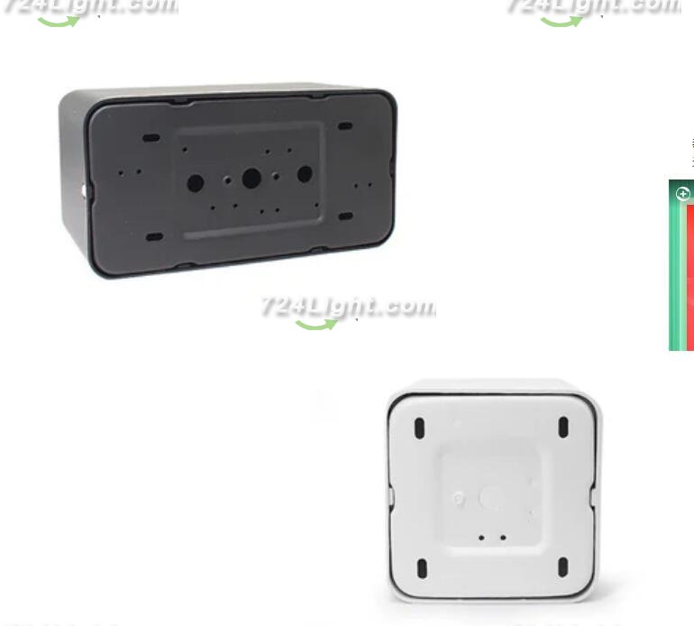 4PCS Pack 7W/10W 110V 220V AC Square LED Downlight Anti-glare Single Head LED Spotlight for Living Room Home Ceiling Aisle Lighting
