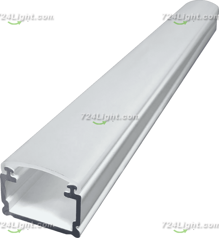 T5 shadowless butt line light hard light bar aluminum groove shell kit 1916