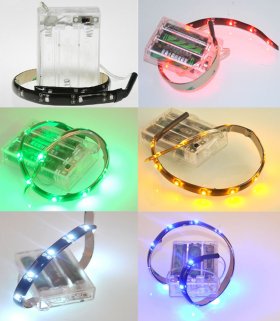 3528 LED Strip Light Battery Powered LED Strip Kits LED Show Decoration Lights Multi-purpose DIY Lights