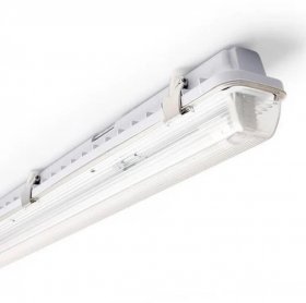LED Tube Fixture (No Tube included) for Single LED Tube Tri-proof LED Tube Support Bracket Waterproof , Dustproof, Corrosion-Proof