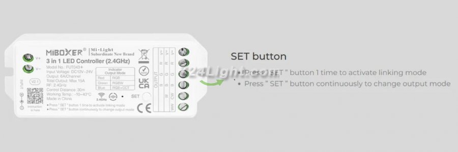 MiBOXER FUT043+ 3 in 1 LED Controller (2.4GHz)