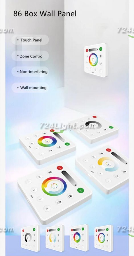 New PWM LED Controller Bluetooth Music Controller for LED Strips and LED Lights iOS/Android App Control
