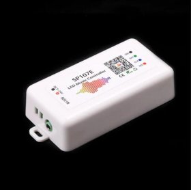 5V-24V DC Wireless SP107E Bluetooth Music Symphony Controller for Dream Color Magic Color Addressable Color Changing LED Flexible Strip Lights Max 960Pixels Controllable