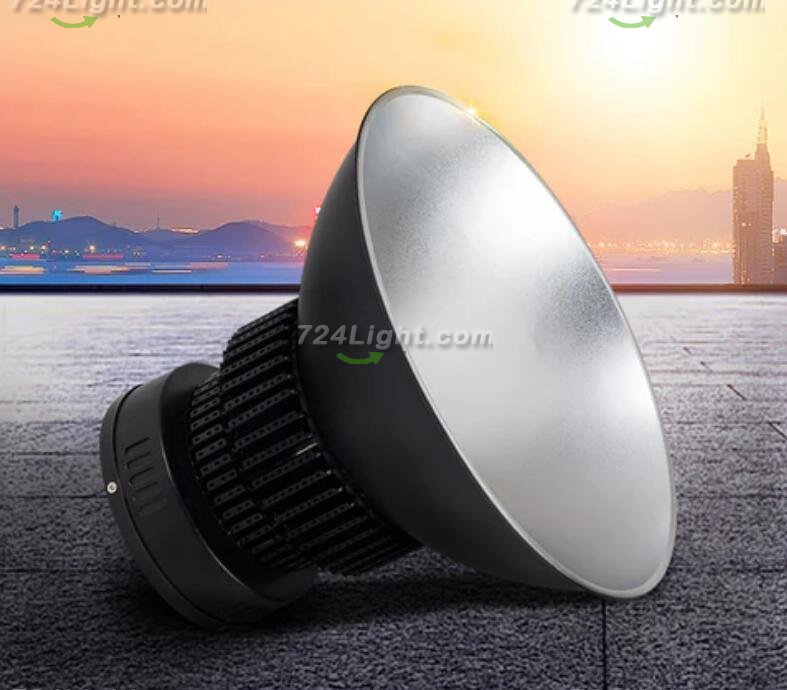 150W High Power Fin Heat Sink LED IP44 Waterproof LED High Bay Light with Aluminum Reflector