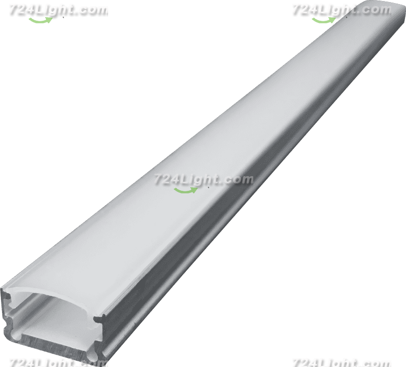 Line light hard light strip light with card slot aluminum shell aluminum slot 1307