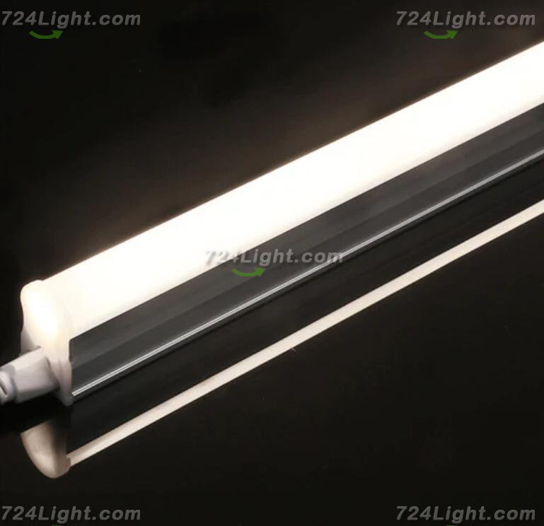 10Pcs Pack 2FT/3FT/4FT AC/DC 12-36V T5 LED Tube Light w/ Milky White Cover