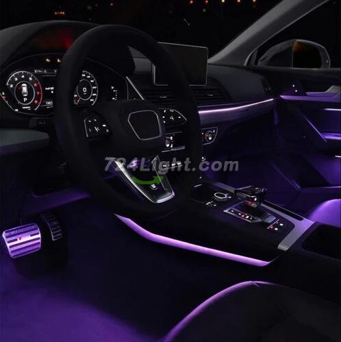 Multi-colors FCOB LED Strip 16.4FT/5M Dot Free 840LEDs/M 14W/M 24V RGB LED Light Tape