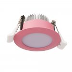 3W LED RECESSED LIGHTING DIMMABLE PINK DOWNLIGHT, CRI80, LED CEILING LIGHT WITH LED DRIVER