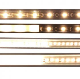 Silver U01 9x23mm U-Shape LED Aluminum Channel System for LED Strip Light Installation