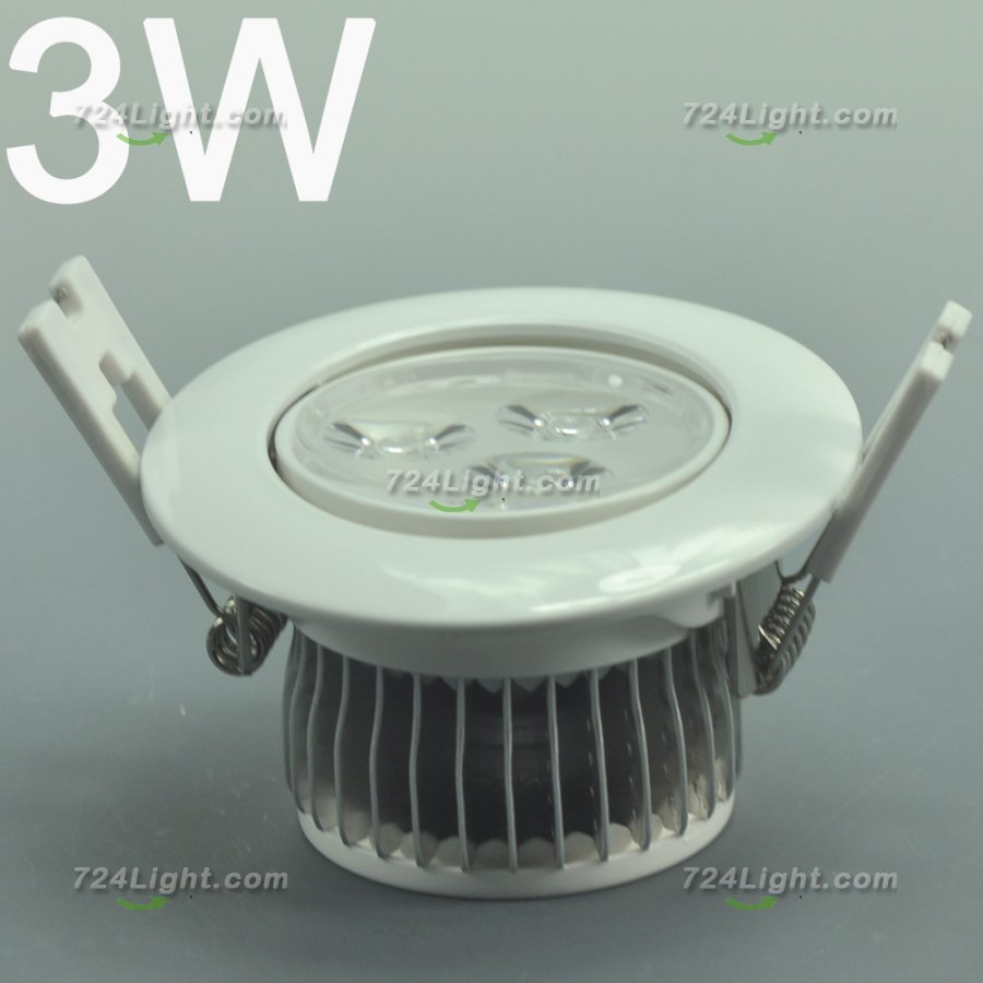3W LD-CL-CPS-01-3W LED Down Light Cut-out 70mm Diameter 3.4\" White Recessed Dimmable/Non-Dimmable LED Down Light
