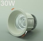 LED Spotlight 30W Cut-out 165MM Diameter 7.3" White Recessed LED Dimmable/Non-Dimmable LED Ceiling light