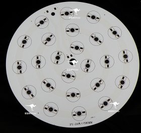 24W 18W LED High Power Aluminum Plate Diameter 190mm Ceiling Light Plate