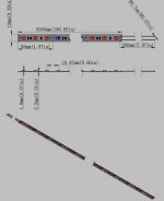 Plant Growth RED:BLUE /660nm:460nm LED Grow Light SMD5050 60LEDs 12V 14.4W Per Meter Strip