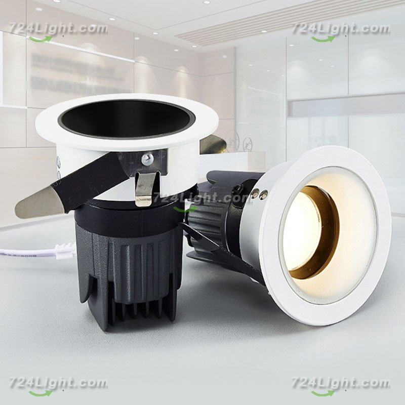 7W CEILING SPOTLIGHT WHOLESALE EMBEDDED COB HOTEL LIGHT DEEP ANTI-GLARE WALL WASHER SPOTLIGHT