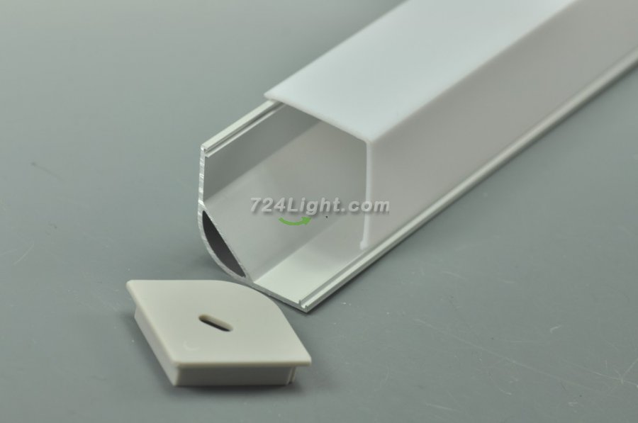 Super 20mm Strip LED Aluminium Extrusion Recessed LED Aluminum Channel 1 meter(39.4inch) LED Profile